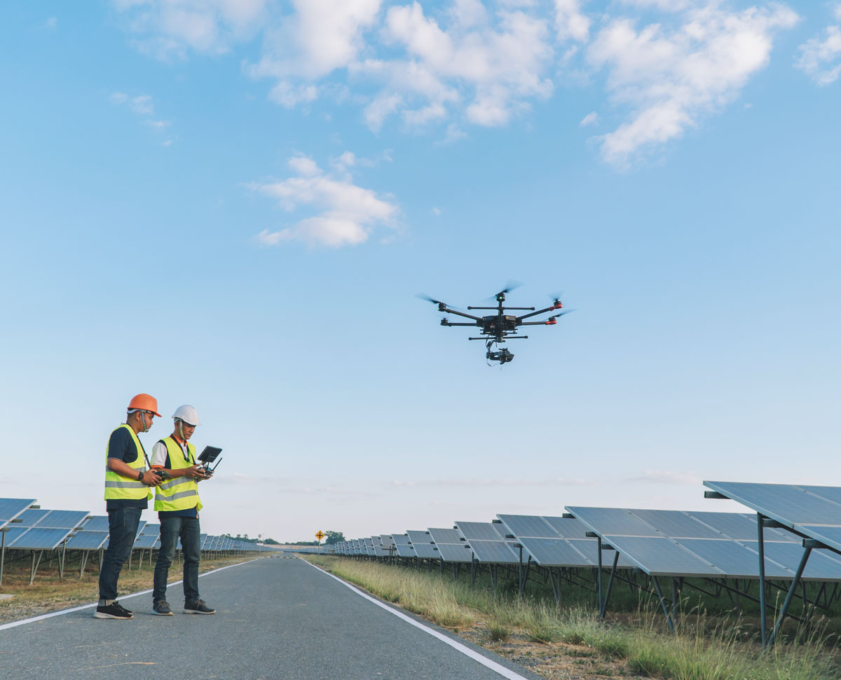 What are the advantages of drone surveys?